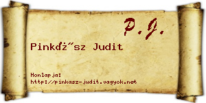 Pinkász Judit névjegykártya